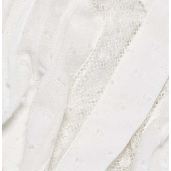 Joie 100% cotton bohemian blouse in porcelain - Picture 7 of 13